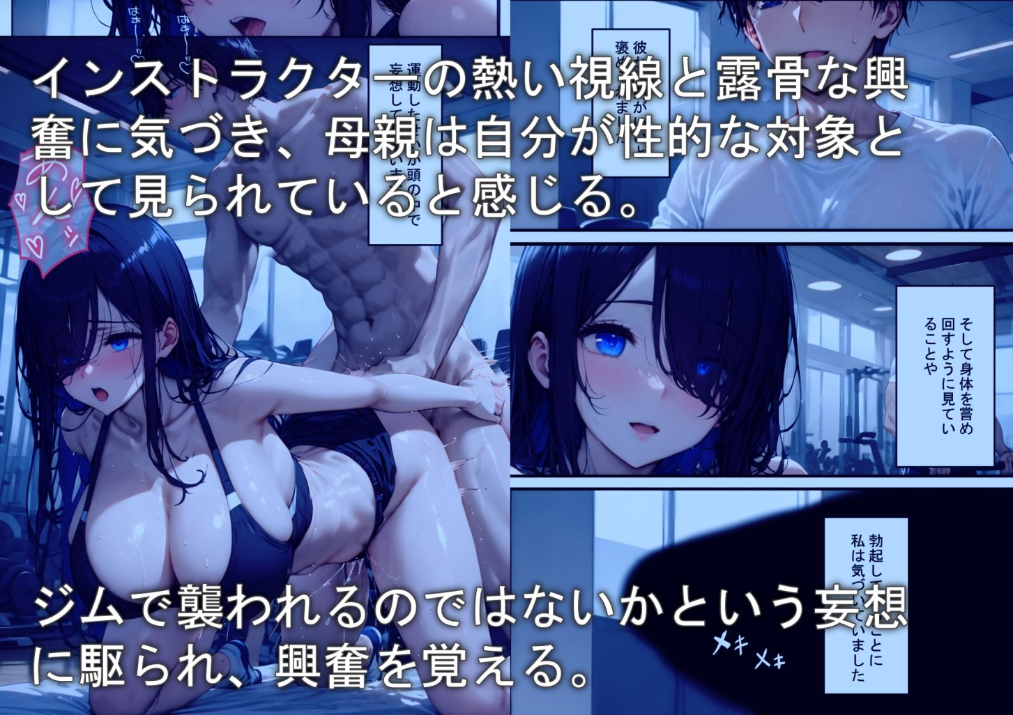 サンプル画像2:母がジムに通い始める話(ヘコヘコ) [d_472325]