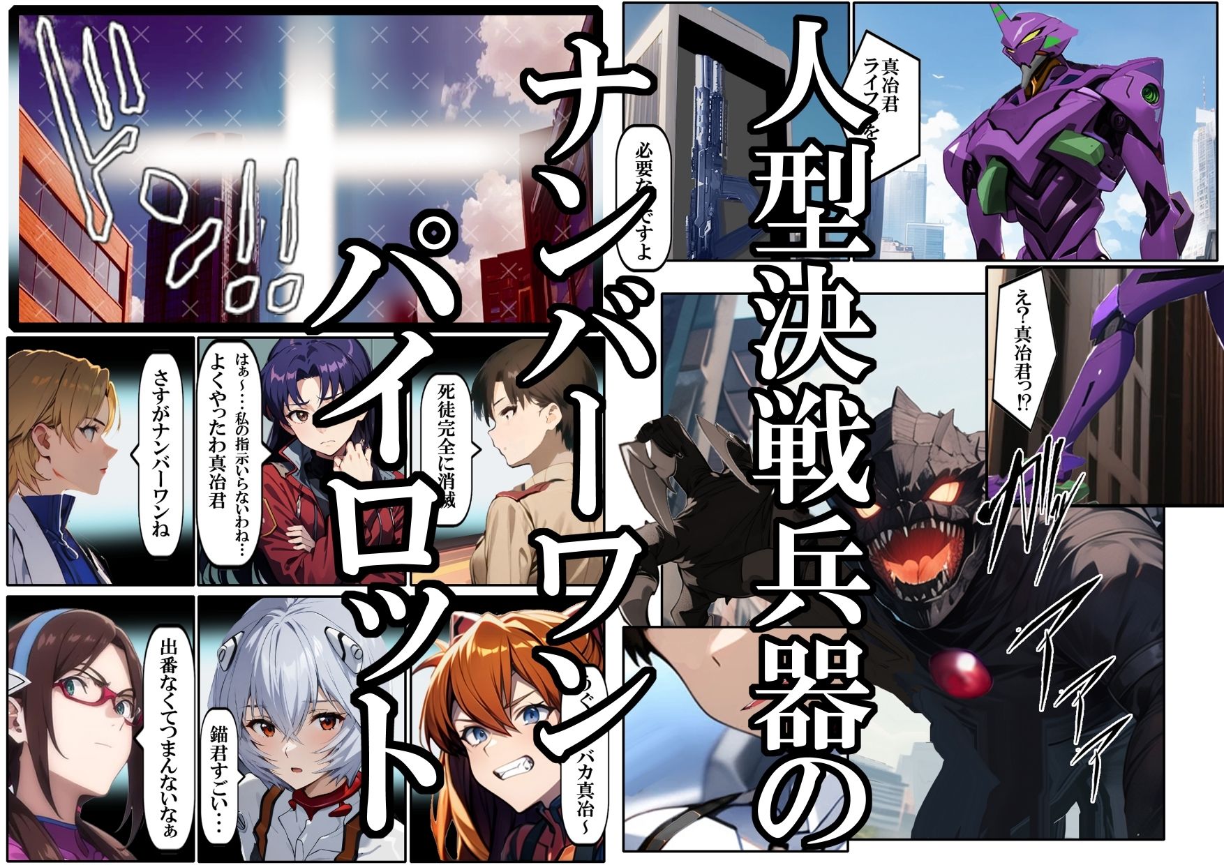 サンプル画像1:人類を救うパイロットは何をしても許される 前編(第日研) [d_472899]