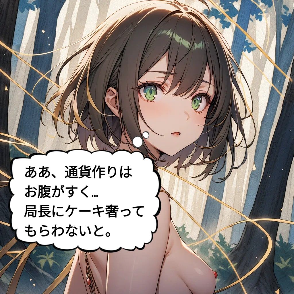 サンプル画像5:サイマル紙幣（浮遊●物魔法紙幣）(童子繭) [d_472933]