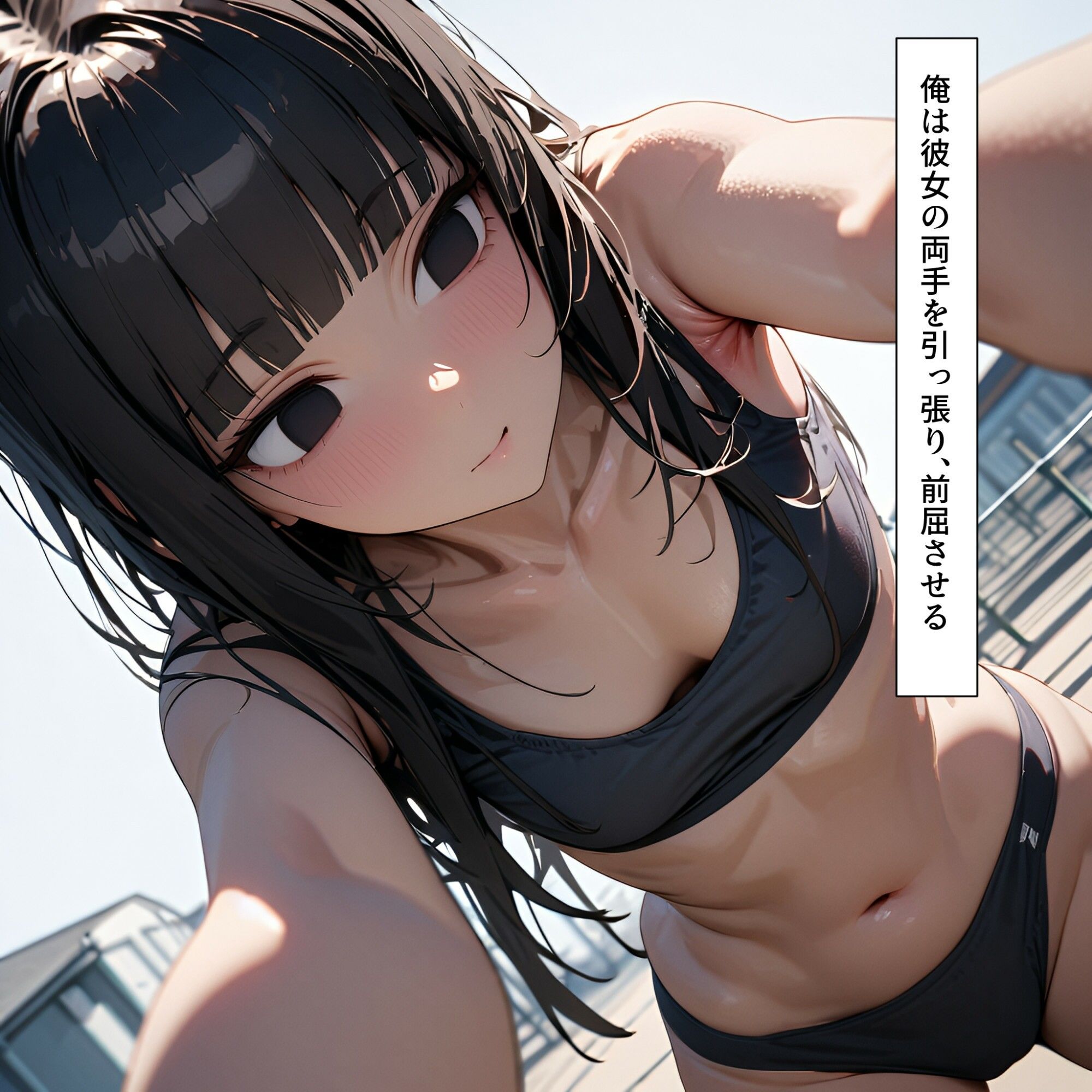 サンプル画像5:時が止まった学校で5(電脳戯画) [d_473021]