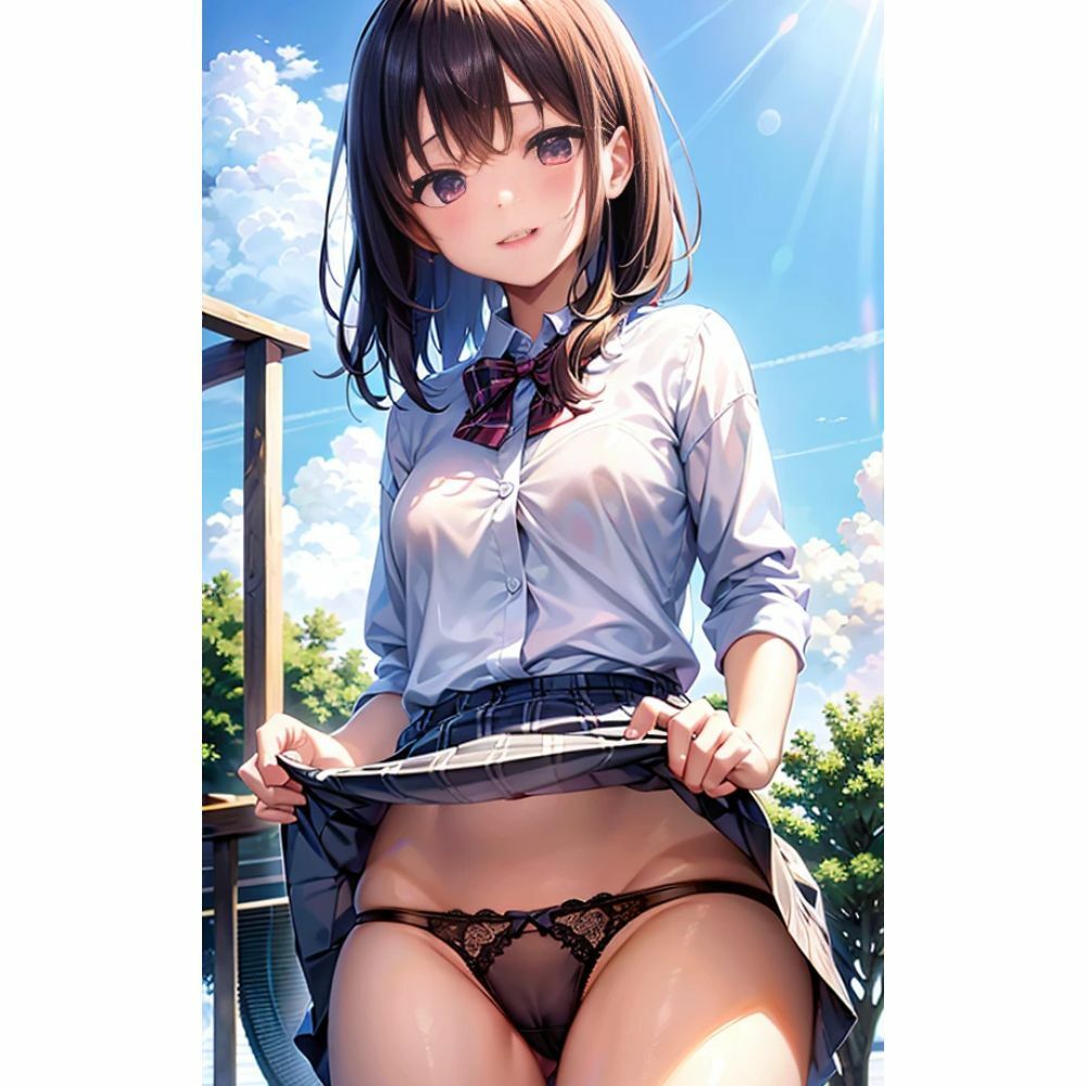 サンプル画像3:スカートめくり(美少女) [d_473113]