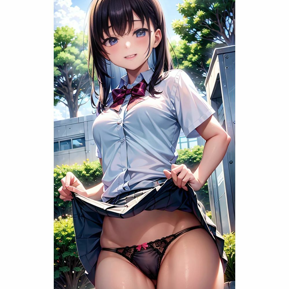 サンプル画像6:スカートめくり(美少女) [d_473113]