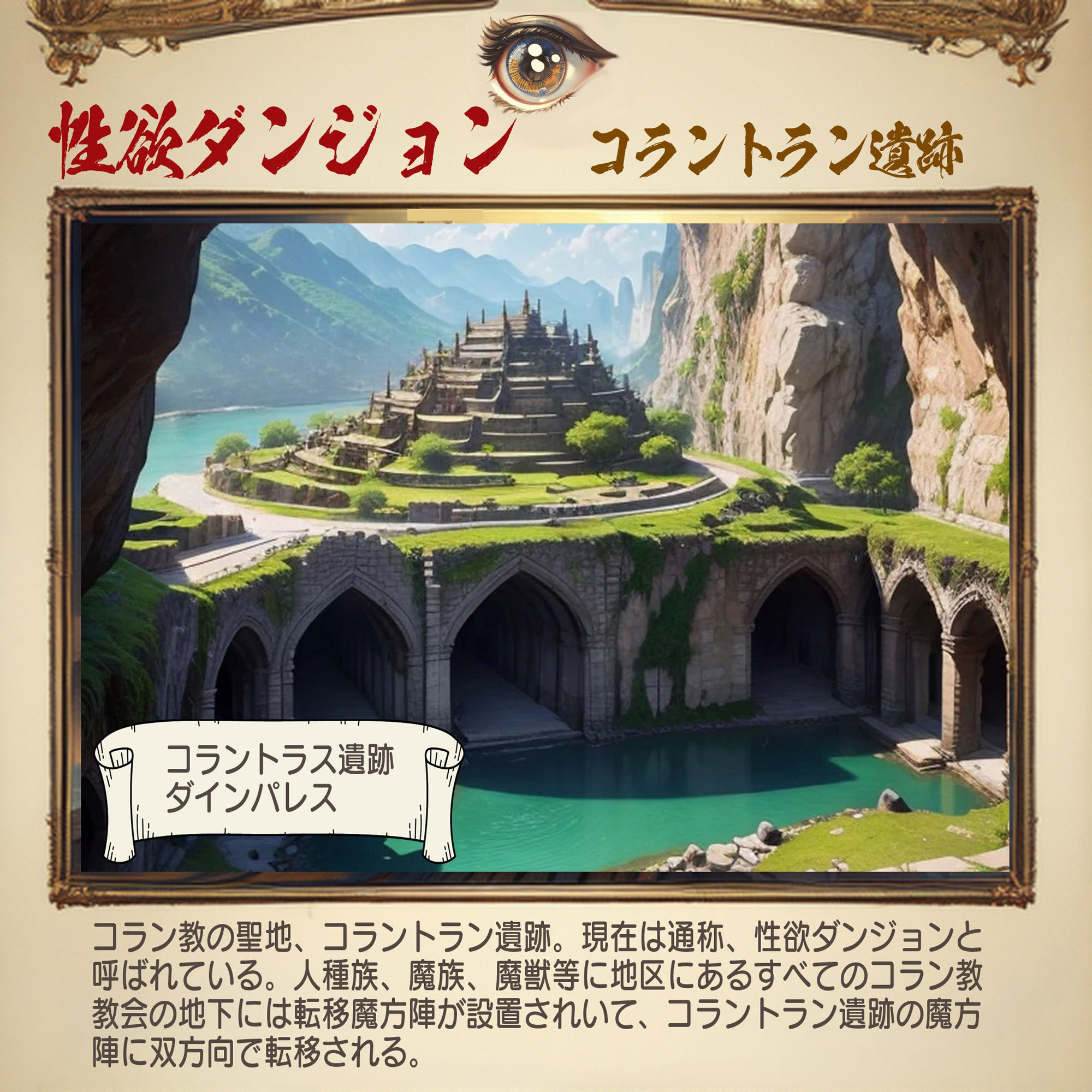 サンプル画像1:性欲ダンジョン コラントラン遺跡(闇妖精) [d_473135]