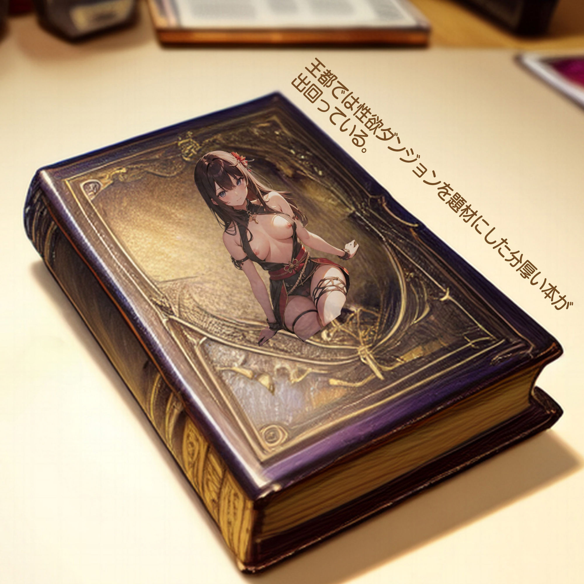 サンプル画像3:性欲ダンジョン コラントラン遺跡(闇妖精) [d_473135]