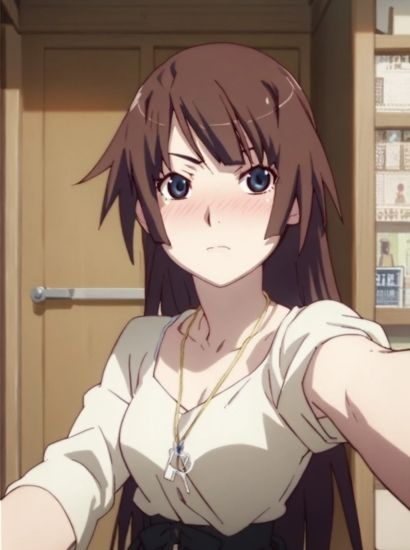 サンプル画像1:化物語の戦場ヶ原ひたぎから送られてきた自撮り写真(自撮りサークル  イカスミ工房) [d_473619]