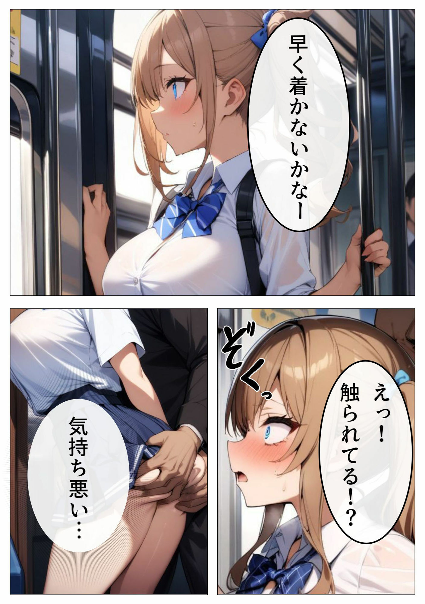 サンプル画像5:号泣！痴●電車〜ギャル編〜(アリスのおもちゃ箱) [d_473791]