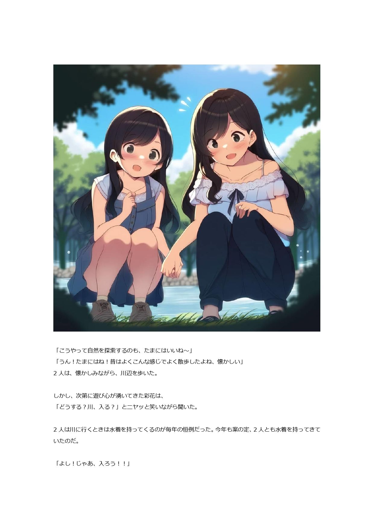 サンプル画像6:【JK特集】美少女 野グソ全集(マンタ太郎) [d_473808]