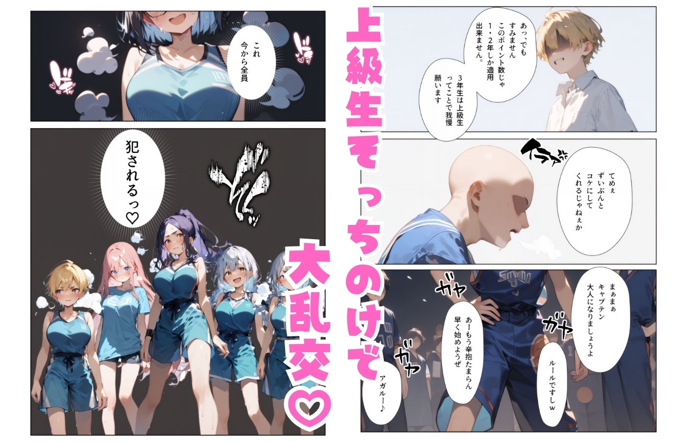 サンプル画像2:聖隷学園【バスケ部編】(しゃかもと) [d_474582]