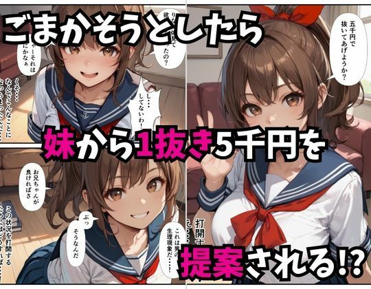 サンプル画像2:エロい体の妹にお金を払ったら中出しできた話(あくめくん) [d_474701]