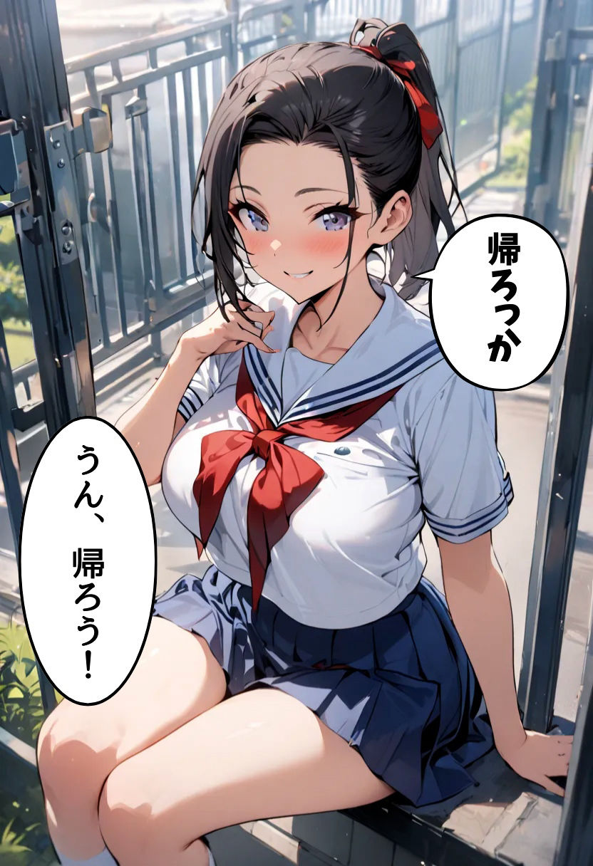 サンプル画像4:爆乳お姉ちゃんとイケない関係(にじいろ☆がーるず) [d_475036]