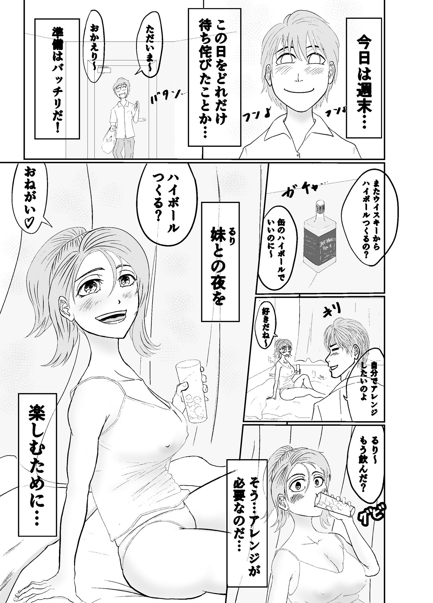サンプル画像3:兄妹の恋愛日課(ヒミノカゲロウ) [d_475052]