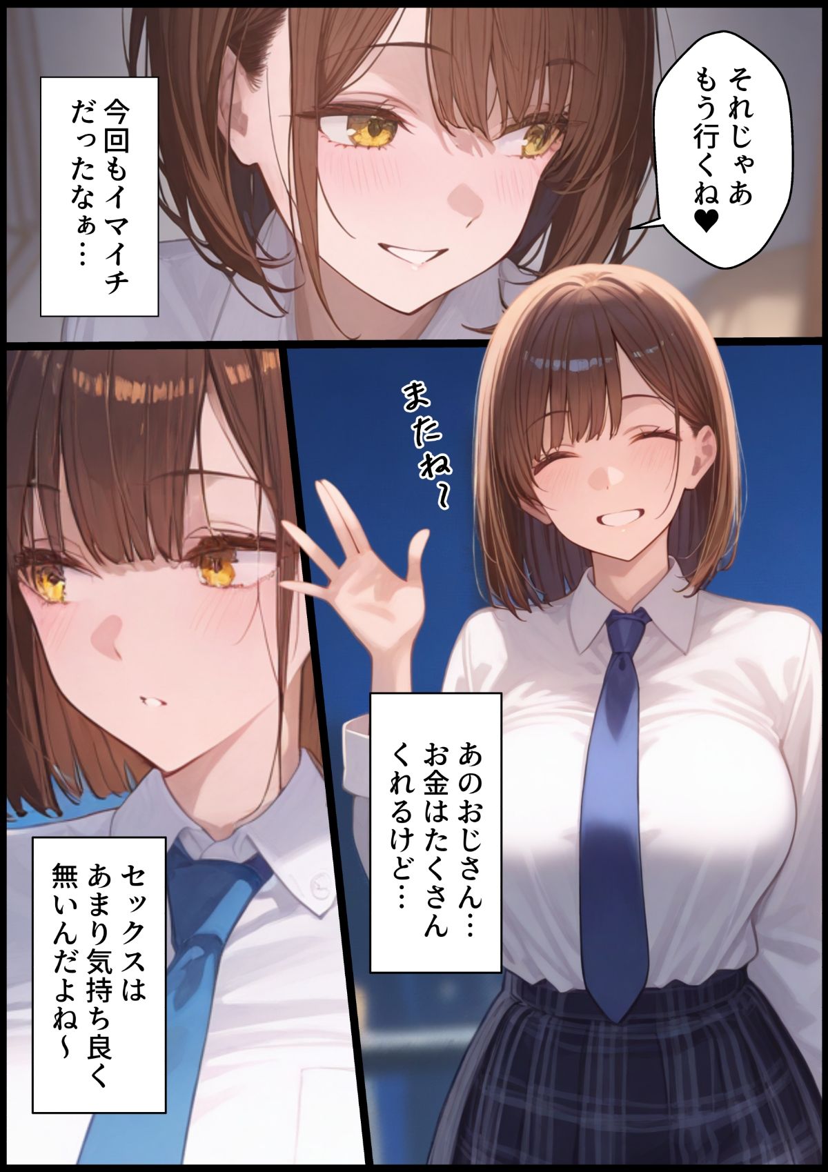 サンプル画像4:デカパイ女子のパパ活事情(るに) [d_475703]