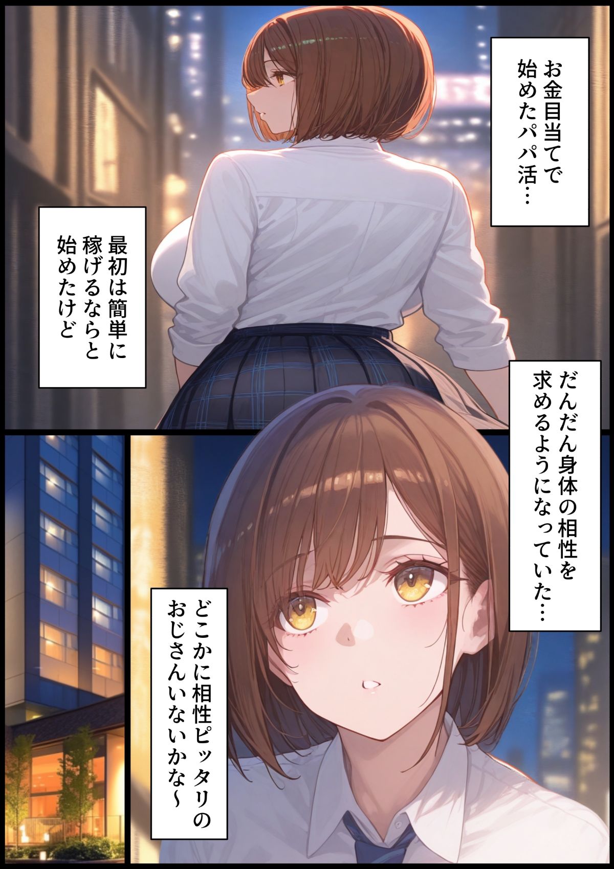 サンプル画像5:デカパイ女子のパパ活事情(るに) [d_475703]