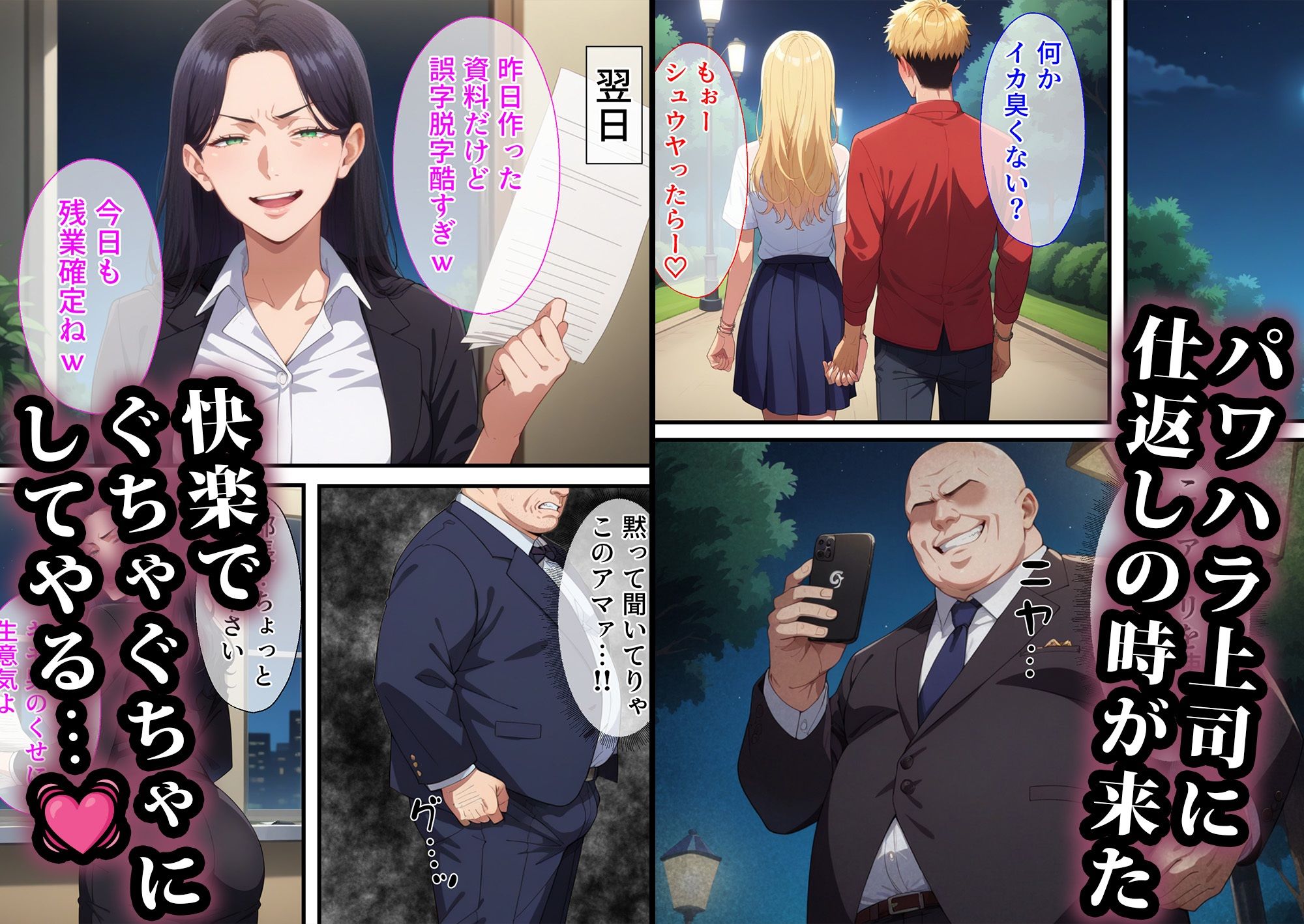 サンプル画像3:催●おじさんに支配された女〜完堕ち上司編(エロエロ天国) [d_476034]