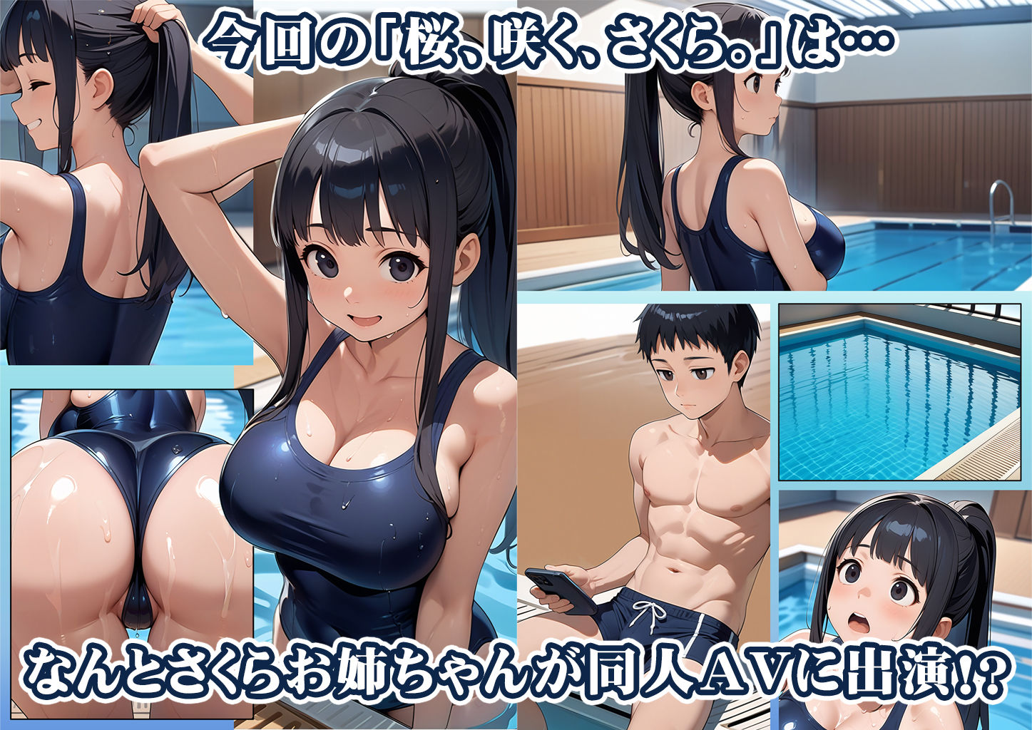 サンプル画像1:さくらお姉ちゃんと同人AVをつくろう！桜、咲く、さくら。(にゃぷそでぃ) [d_476169]