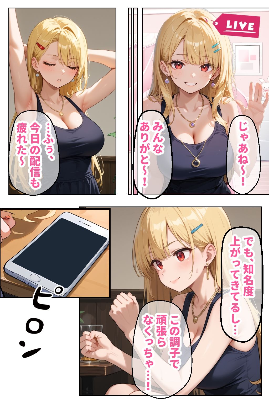 サンプル画像1:見た目ギャル、中身清楚が堕ちるまで 4NTR編(官能マンガ2D（地味娘、ギャル）) [d_478184]