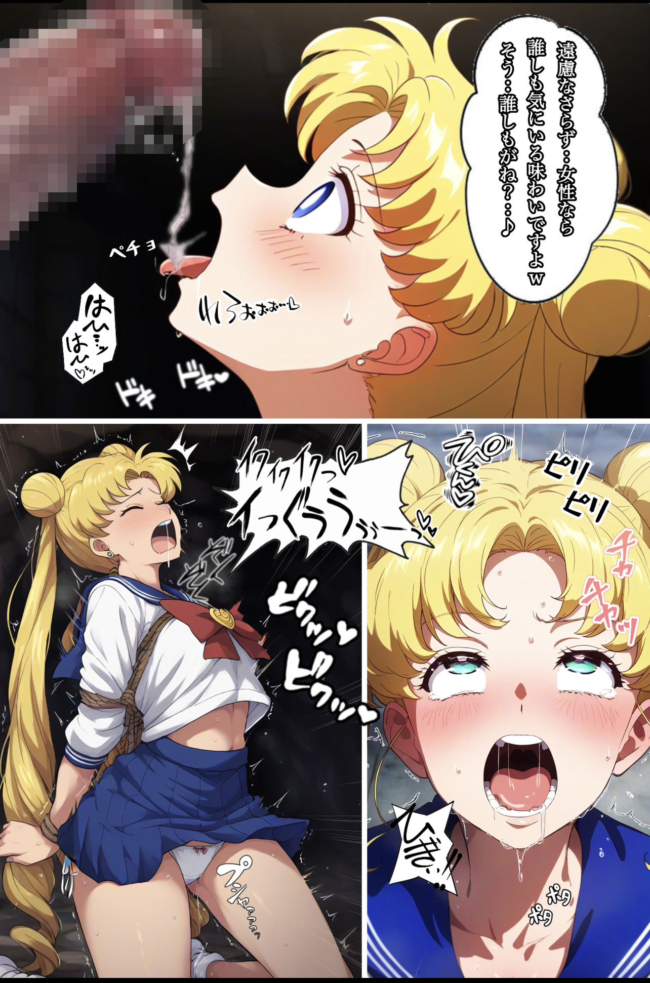 サンプル画像2:アヘ顔戦士セーラーgirl’s 1(ぴんぴん丸) [d_479130]