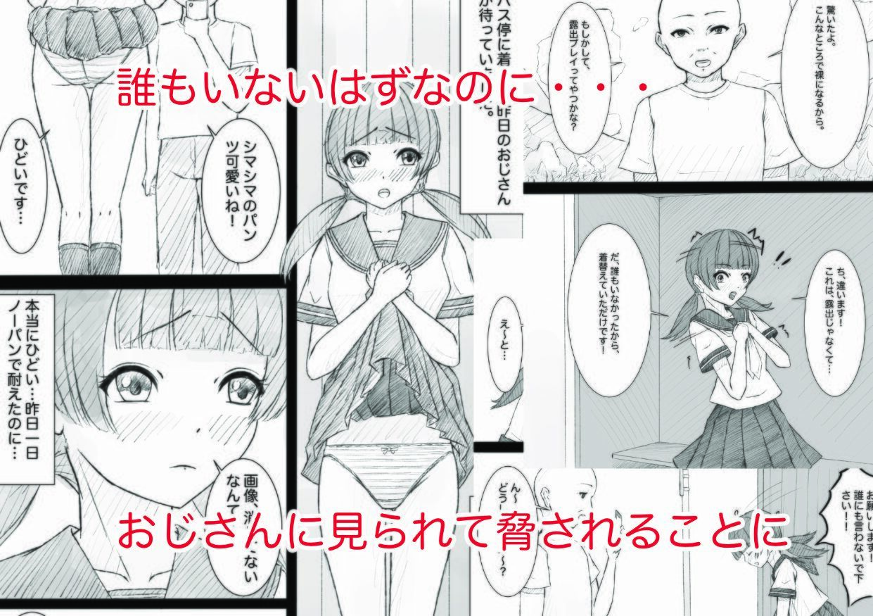 サンプル画像2:密かに露出プレイをしていたら、おじさんに見られた(晩夏) [d_480166]