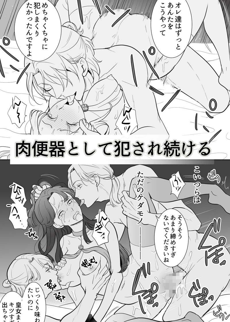 忠実?な騎士兄弟は傲慢皇女様を肉便器にしたいの画像10