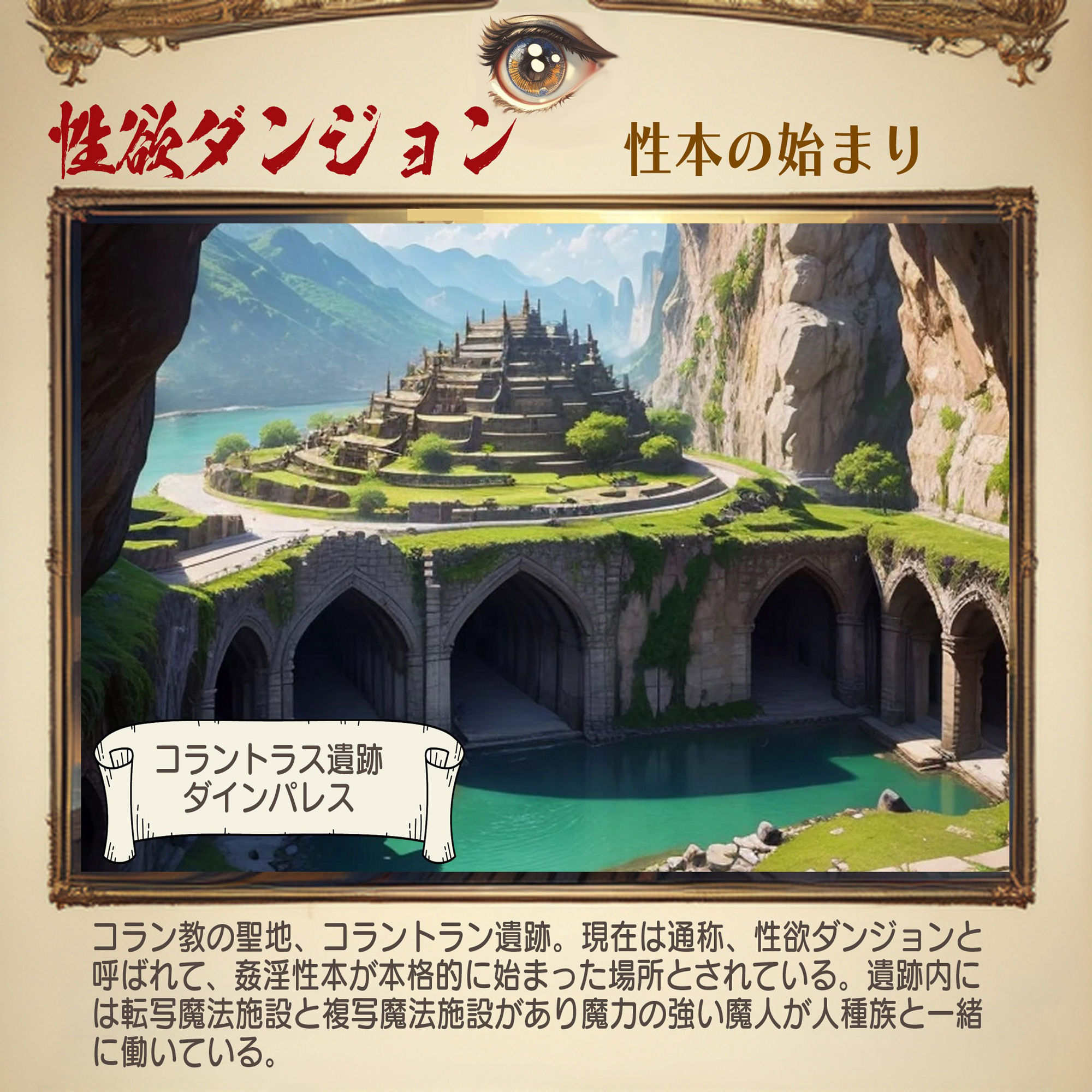 サンプル画像1:性欲ダンジョン 性本の始まり(闇妖精) [d_480623]