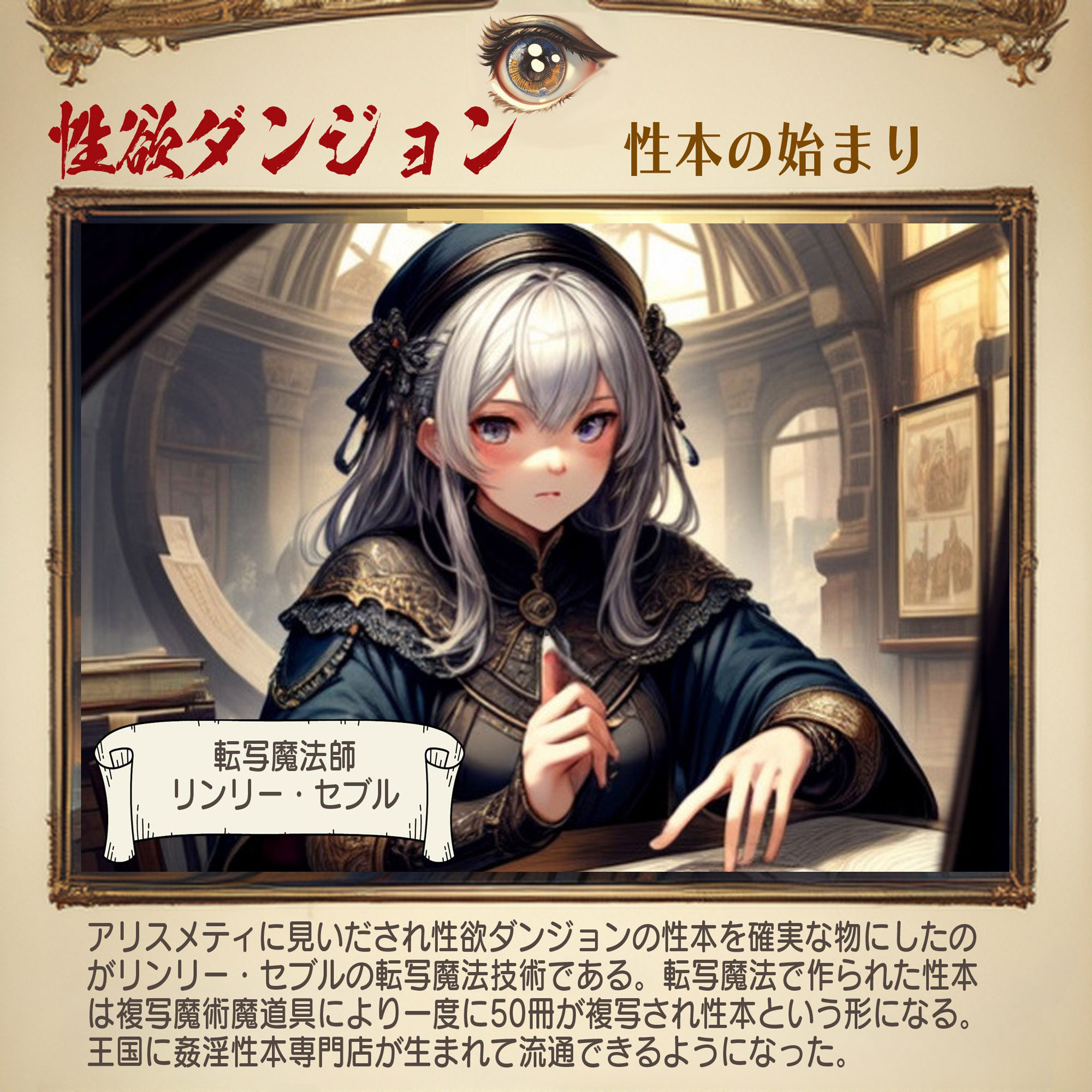 サンプル画像3:性欲ダンジョン 性本の始まり(闇妖精) [d_480623]