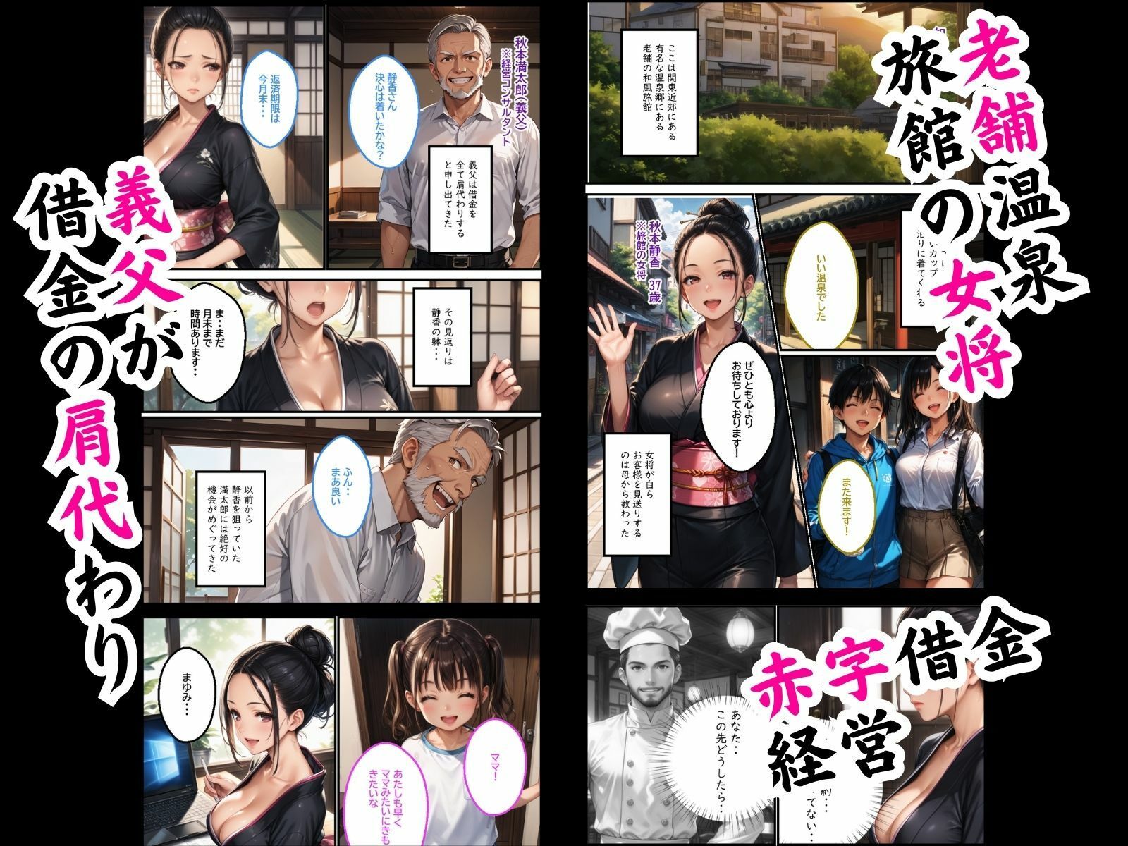 サンプル画像3:義父の計画 4 〜種付け温泉宿〜 静香編(ピンク堂書店) [d_481028]