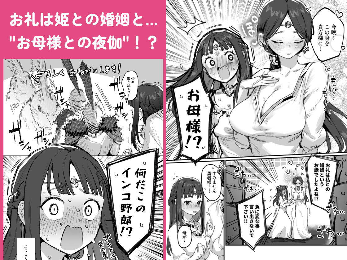 サンプル画像2:勇者と姫とお母様！？(ie研究室) [d_481132]