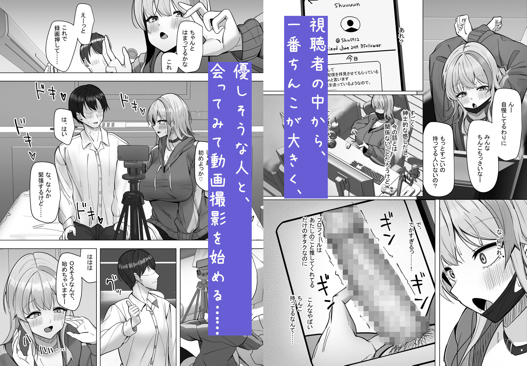 サンプル画像2:エロ動画を売って食ってく予定の女の子の竿役に選ばれた話(あると10) [d_481282]