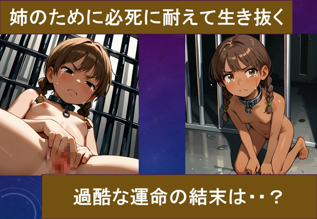 サンプル画像5:捕虜となった姉妹3‐最後の辱め(やまとまりあ) [d_481427]