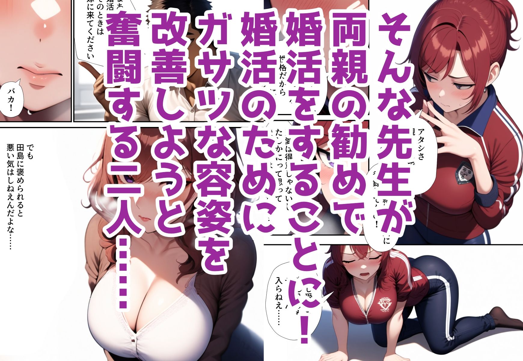 サンプル画像5:まんこも性格もガサツな体育の先生と性行為実習！(ドチャシコテクノロジー) [d_482060]