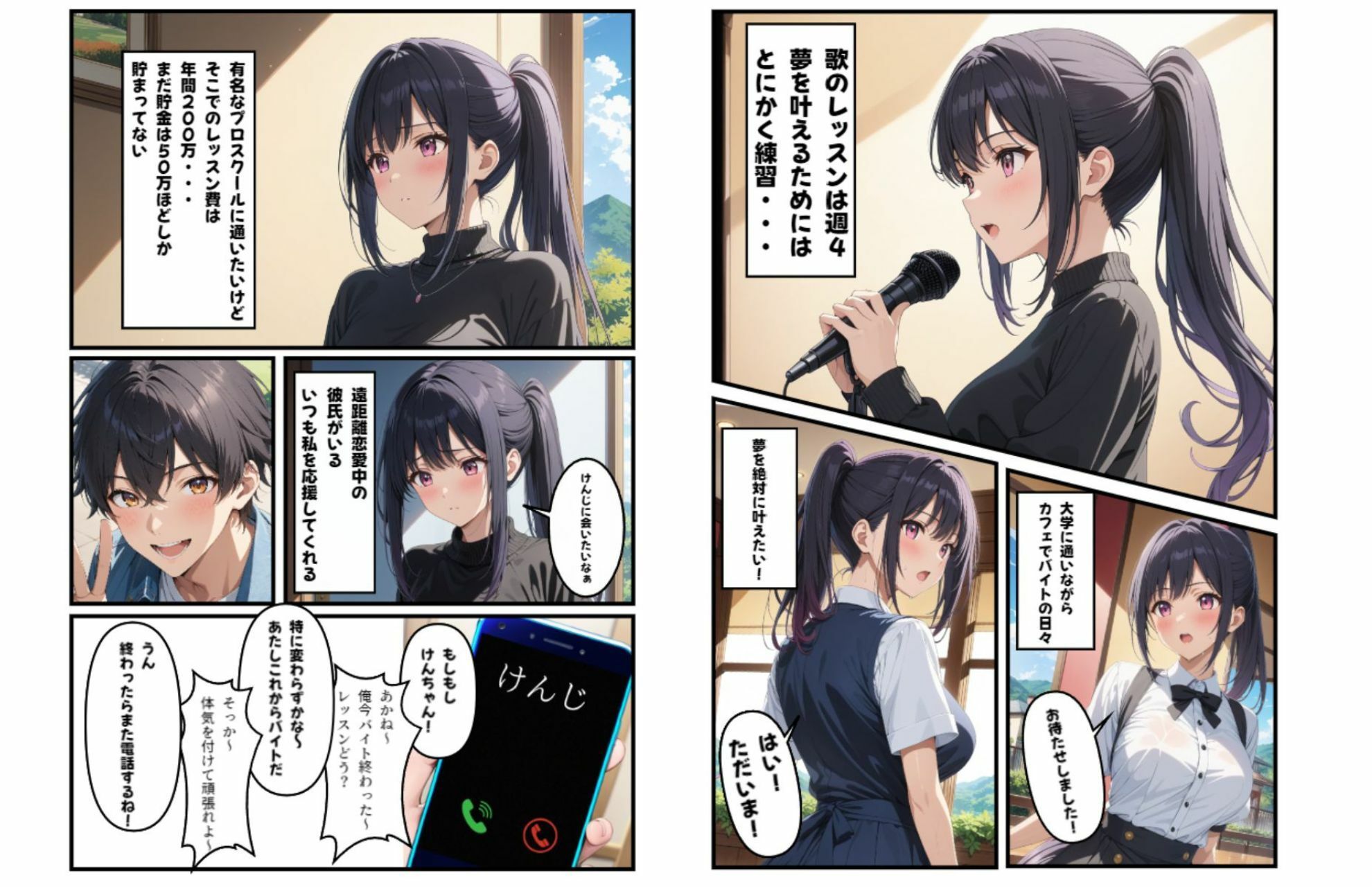 サンプル画像2:大切な彼氏がいるのに・・・〜女子大生NTR〜(憧れ委員会) [d_482109]