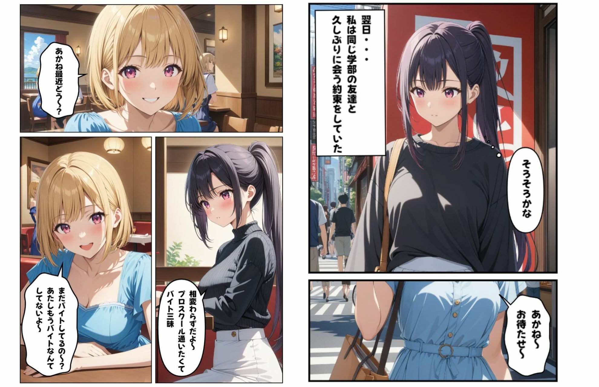 サンプル画像3:大切な彼氏がいるのに・・・〜女子大生NTR〜(憧れ委員会) [d_482109]