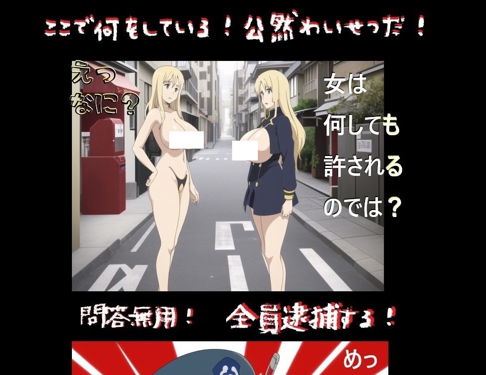 サンプル画像2:檻姫と非行防止の物語:エピソード004（公然わいせつ編）(EROISM) [d_482789]