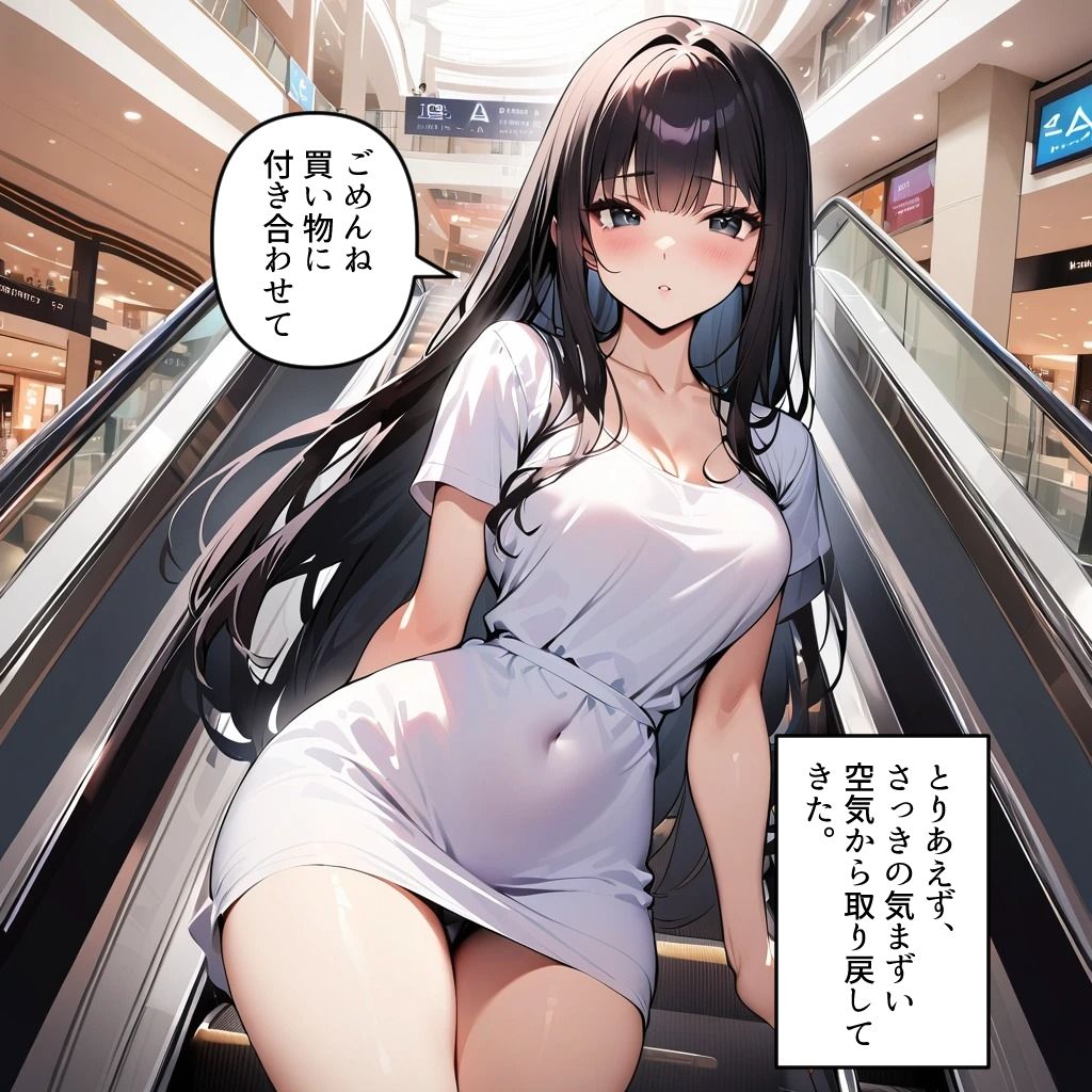 サンプル画像2:ぼっちの先輩にサークル勧誘された4  先輩の水着試着に付き合うの巻(フォーチュンヒル) [d_482801]