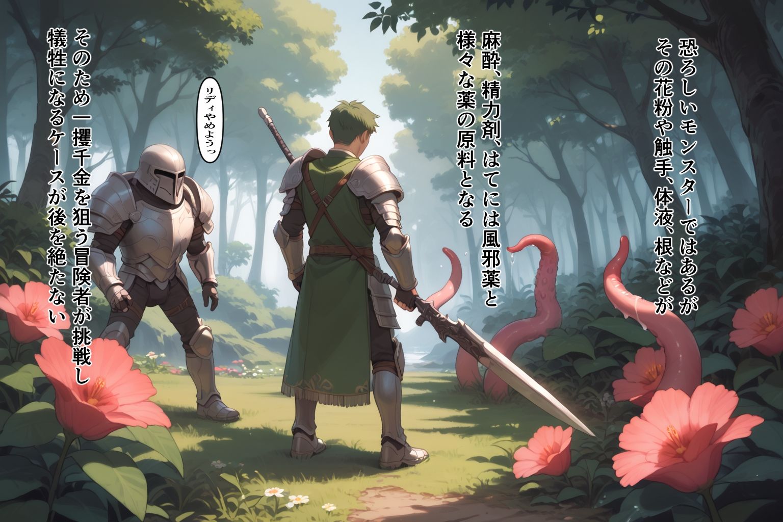 サンプル画像3:異世界でもイキたい TS冒険者孕ませ編(AIシコリえっち) [d_482944]