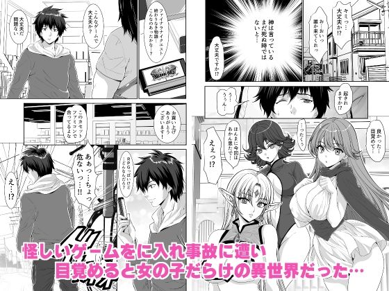 サンプル画像1:転生先は勇者以外女のハーレムクエスト！LV1(Z超) [d_483629]