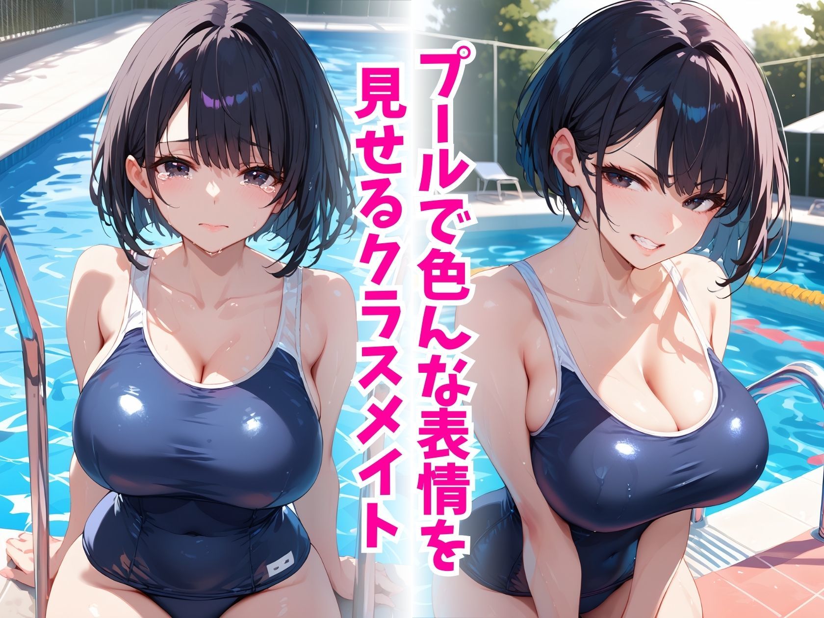 サンプル画像1:スク水パラダイス(推し娘) [d_483879]