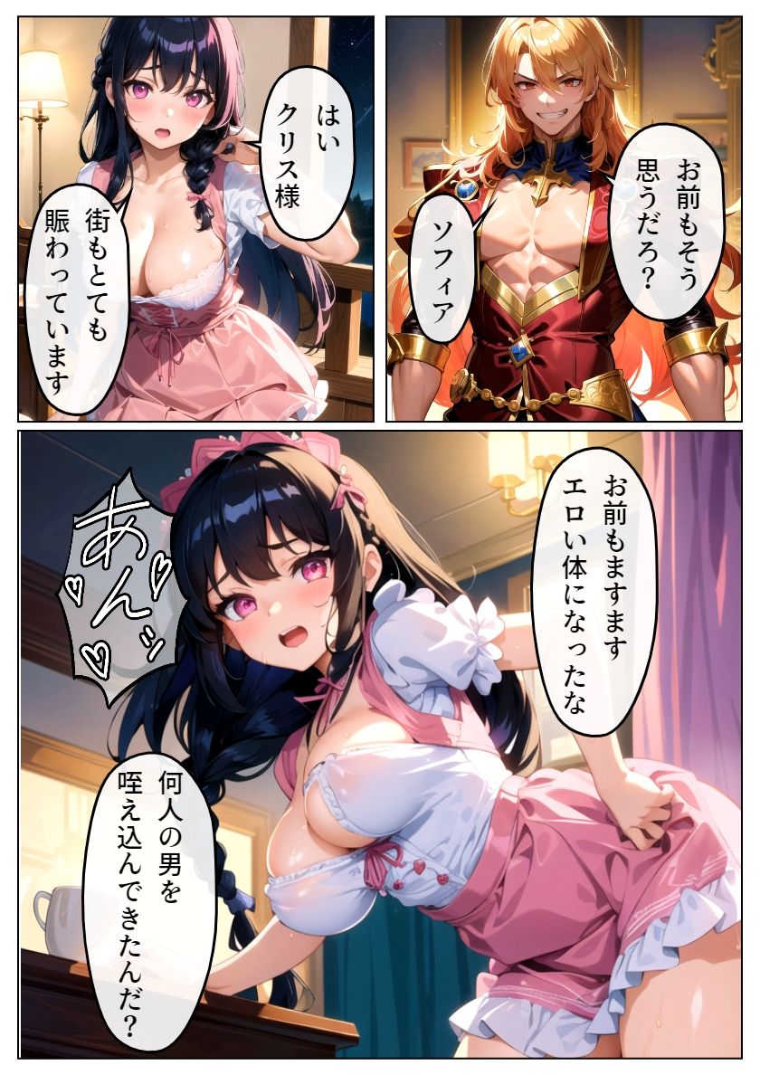 サンプル画像2:鬼畜貴族の領地侵略！そして皆堕ちていく！！(雷覇) [d_484300]