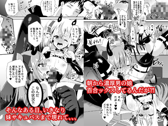 サンプル画像2:男の娘サキュバス姉妹とドスケベセックスしちゃう本(サイハテ) [d_484620]