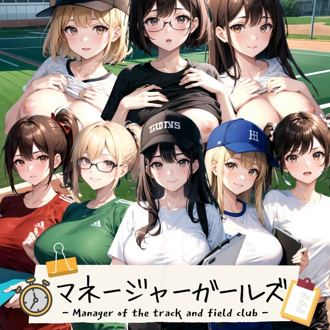 サンプル画像1:マネージャーガールズ(aru’s art studio) [d_485009]