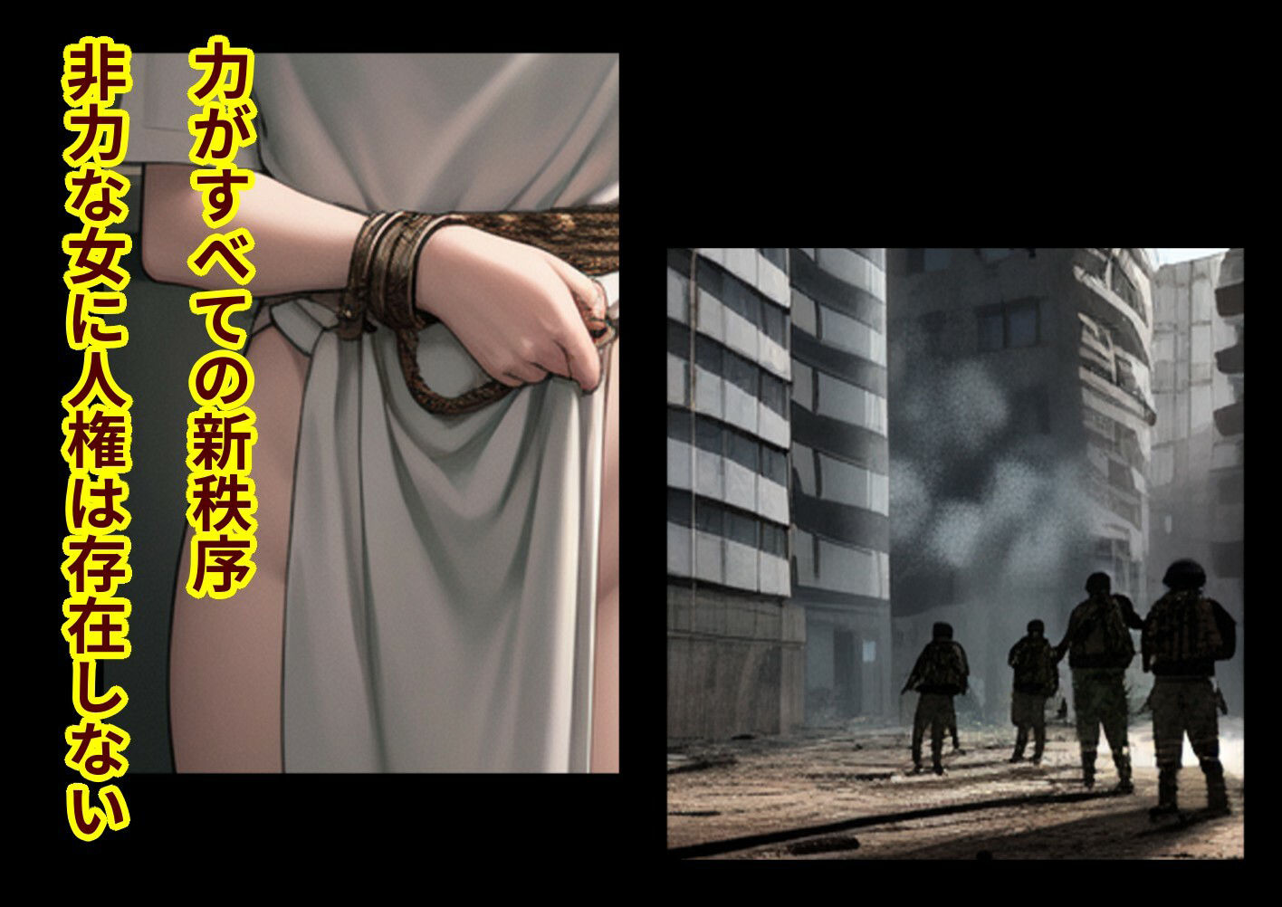 サンプル画像2:世紀末の女たち 1 奴●市場で同級生を買った話(闇商) [d_485147]