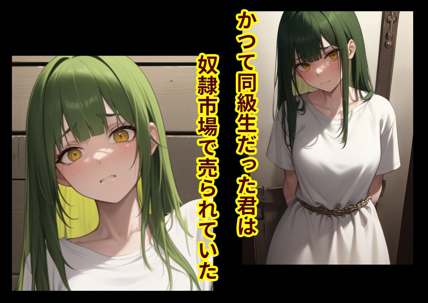 サンプル画像3:世紀末の女たち 1 奴●市場で同級生を買った話(闇商) [d_485147]