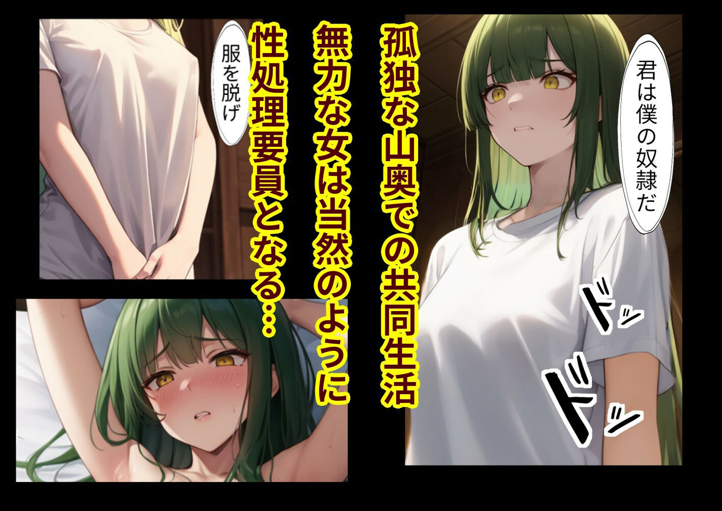 サンプル画像5:世紀末の女たち 1 奴●市場で同級生を買った話(闇商) [d_485147]