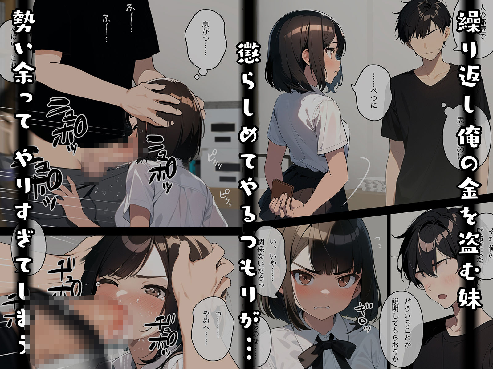 サンプル画像1:ナマイキな妹とヤリまくる理由(おきらくジェネレーション) [d_486588]