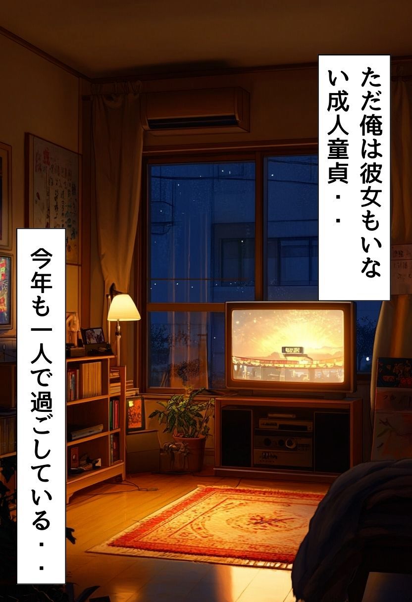 サンプル画像2:爆乳サンタに筆おろししてもらった話(にじいろ☆がーるず) [d_486868]