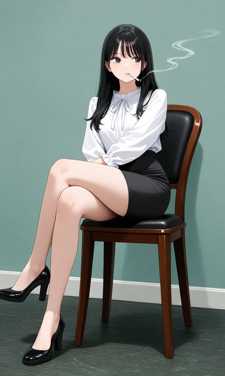 サンプル画像1:年上の彼女  冴子は英語教師  香子は部活の先輩  二人とも処女だった(ひぐらしなく) [d_487223]