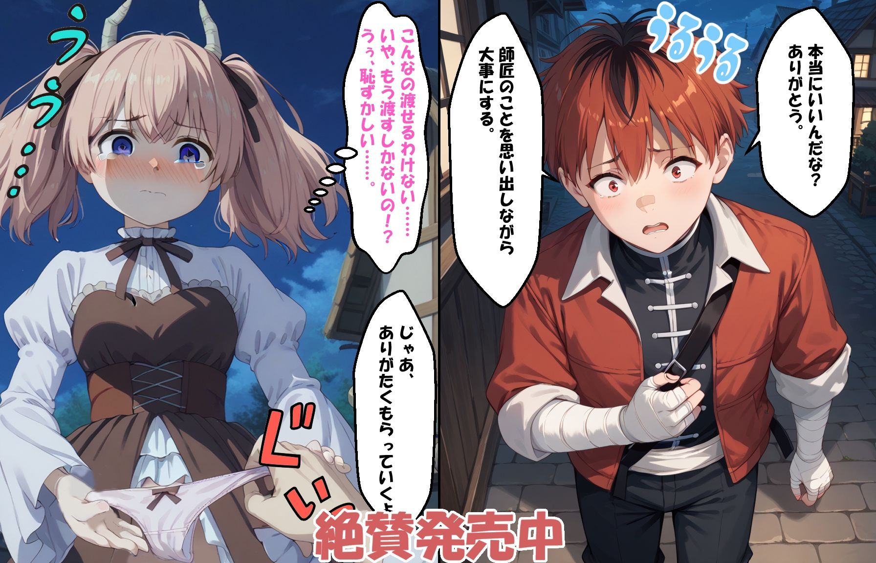 サンプル画像3:〜リーニエの苦難〜 ★パンツを渡したその先に★魔法学園潜入★お仕置きうんこ沼(エレガントビジョン) [d_487905]