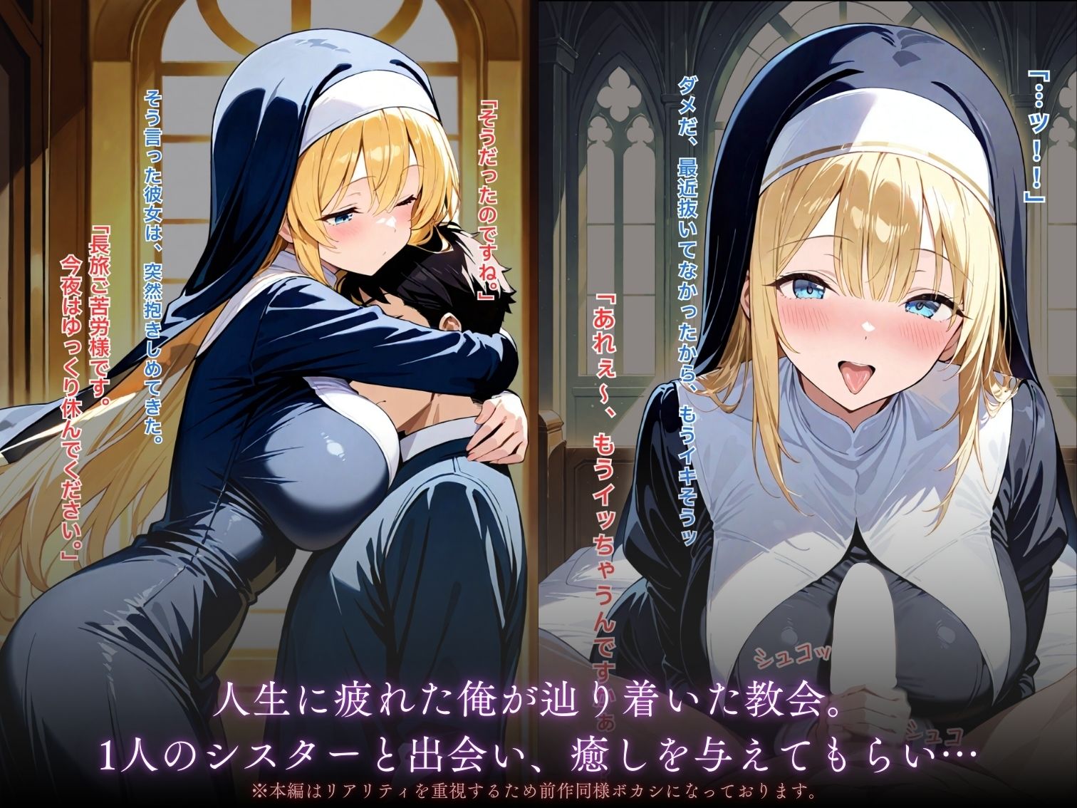 サンプル画像1:【シスター】聖女が懺悔に堕ちるとき(カムロク) [d_488259]