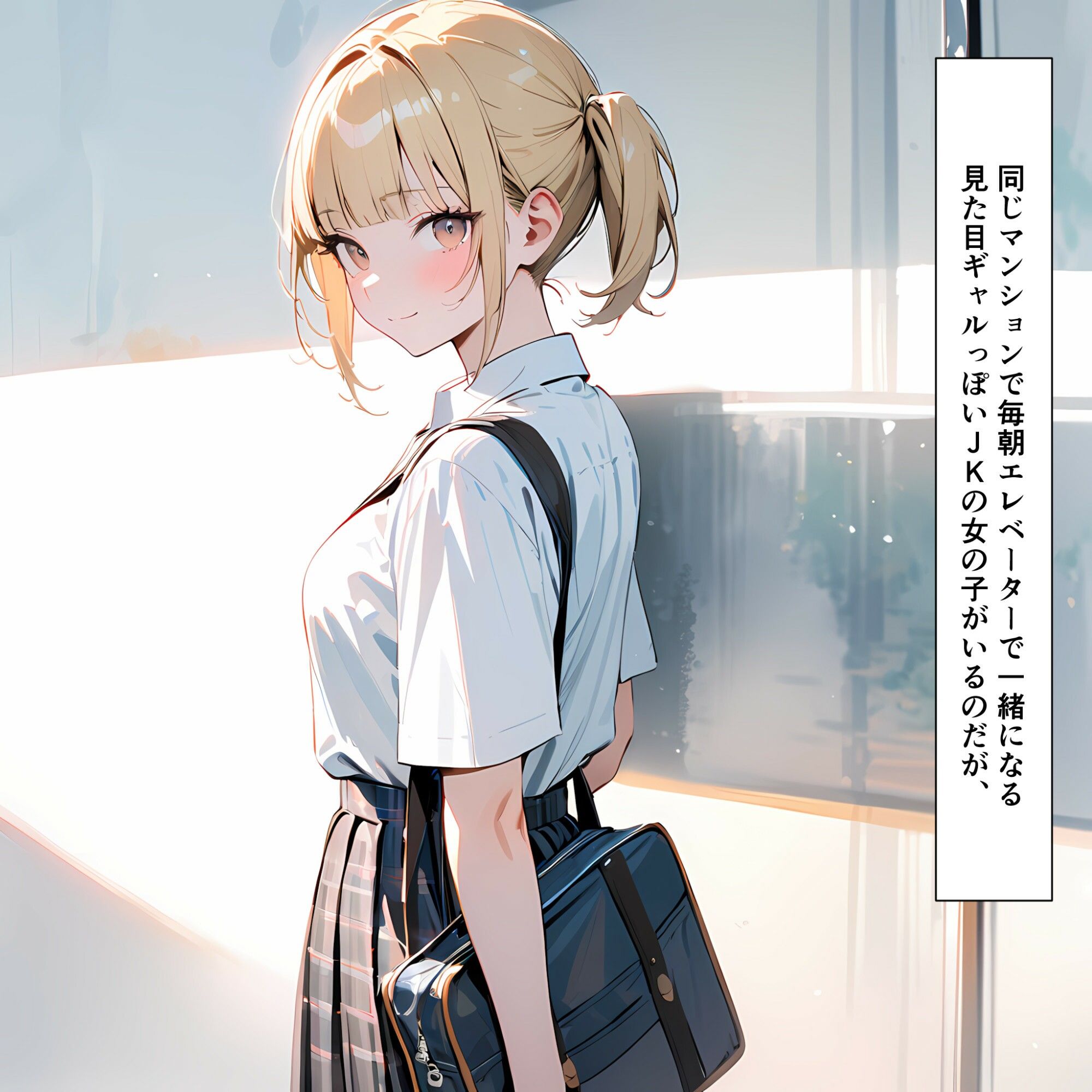 サンプル画像2:同じマンションに住むギャルJKに監禁された話(電脳戯画) [d_489021]