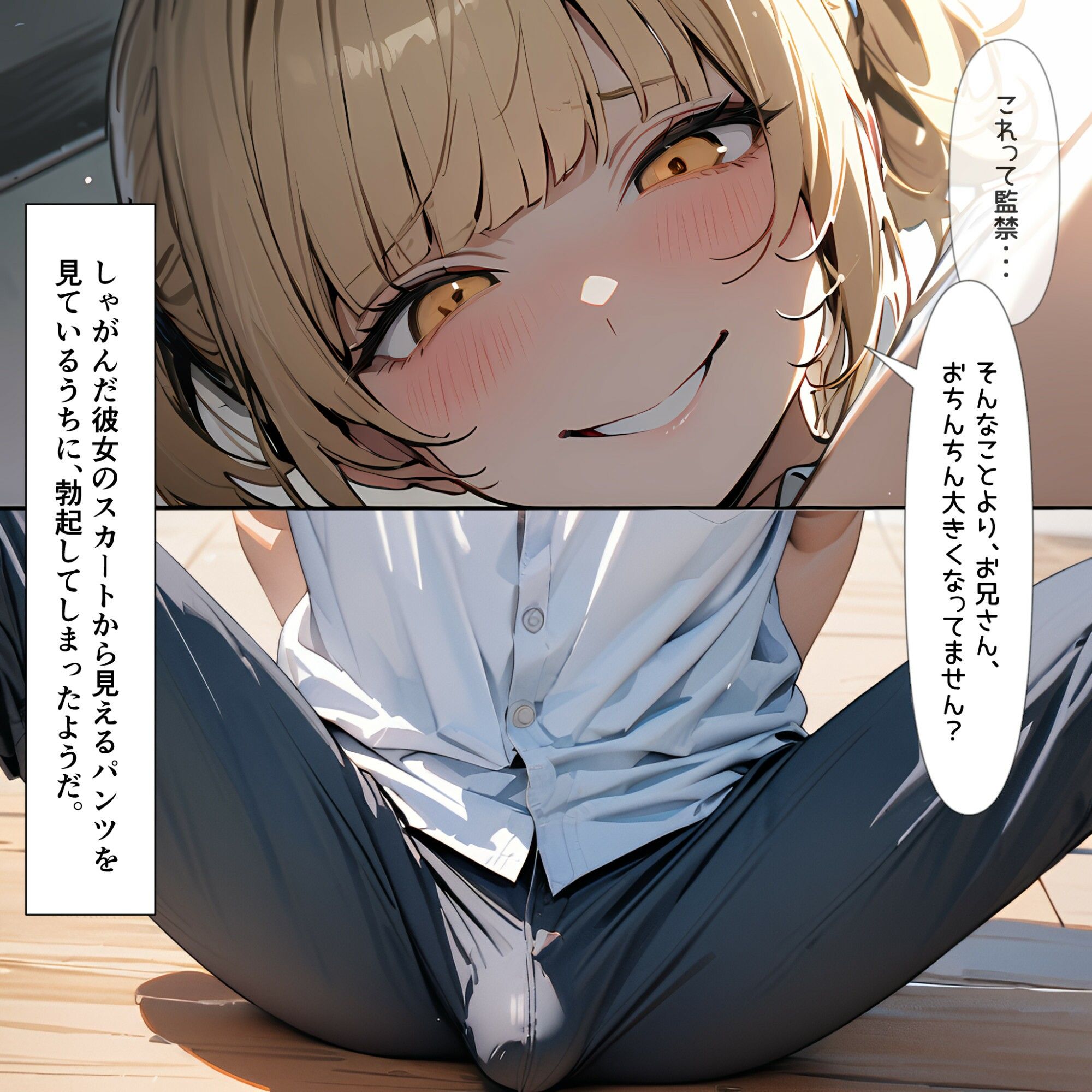 サンプル画像6:同じマンションに住むギャルJKに監禁された話(電脳戯画) [d_489021]